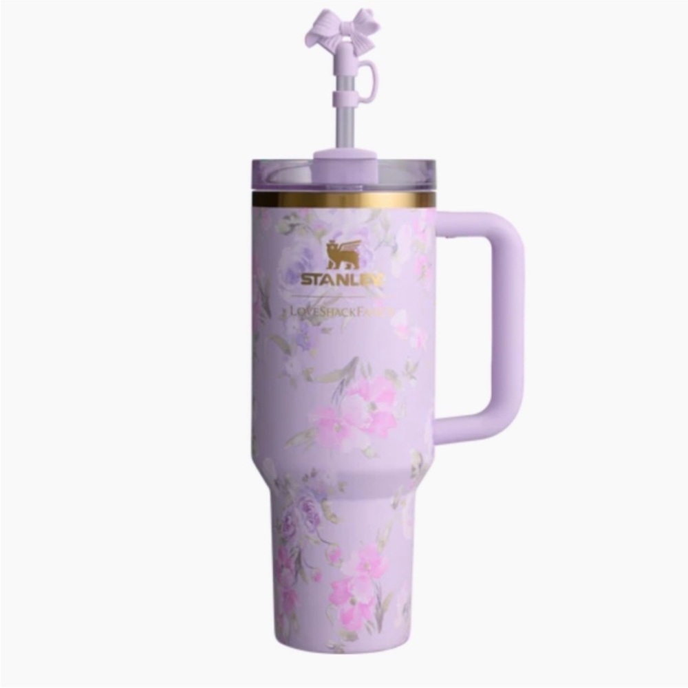 LoveShackFancy x Stanley Happy Thoughts 40 oz Quencher
